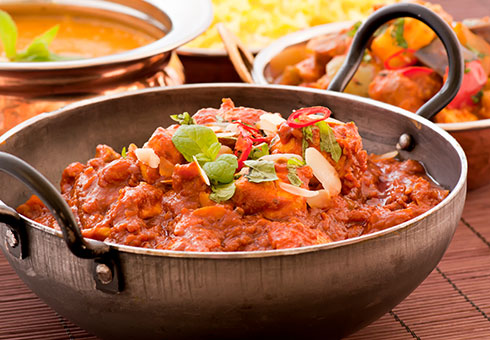 Curry dish at Jaipur Spice, York